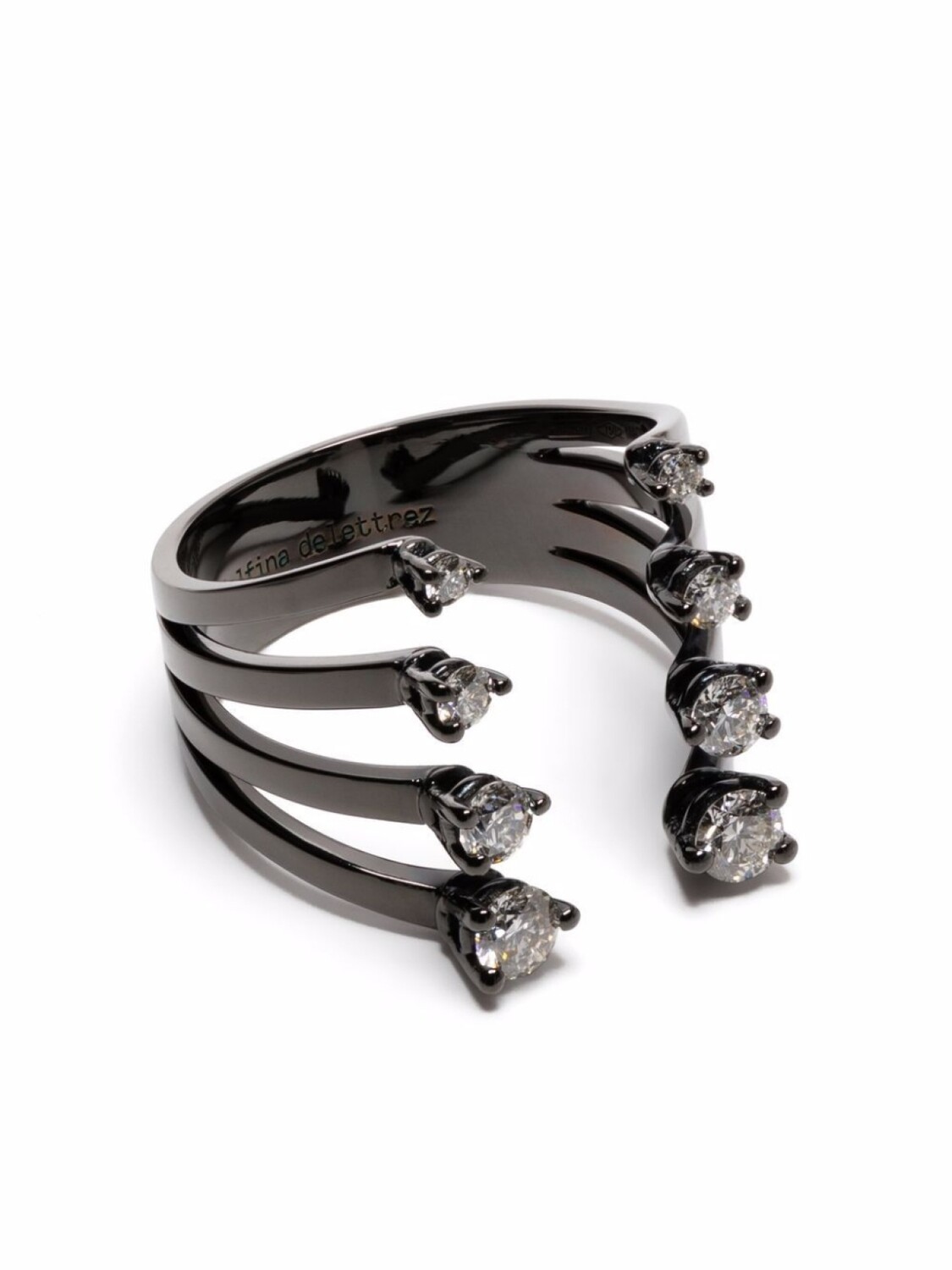 Золотое кольцо Dots с бриллиантами Delfina Delettrez, черный
Золотое кольцо Dots с бриллиантами Delfina Delettrez, черный