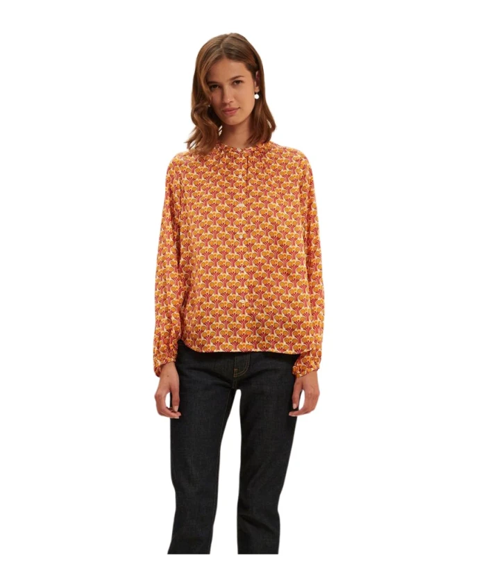 Блузка с фонтаном Ines De La Fressange Paris, мультиколор
Блузка с фонтаном Ines De La Fressange Paris, мультиколор