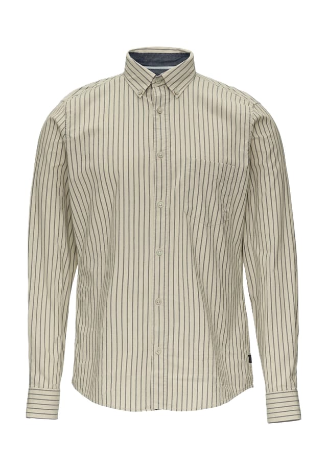 Повседневная рубашка облегающего кроя с воротником на пуговицах S.Oliver, бежевый
Повседневная рубашка облегающего кроя с воротником на пуговицах S.Oliver, бежевый