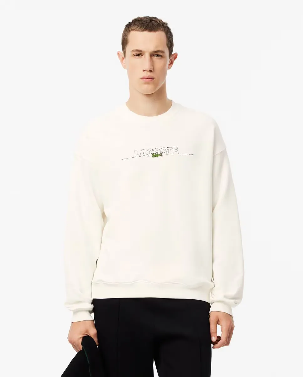 Мужская толстовка свободного кроя французского производства Lacoste, белый
Мужская толстовка свободного кроя французского производства Lacoste, белый