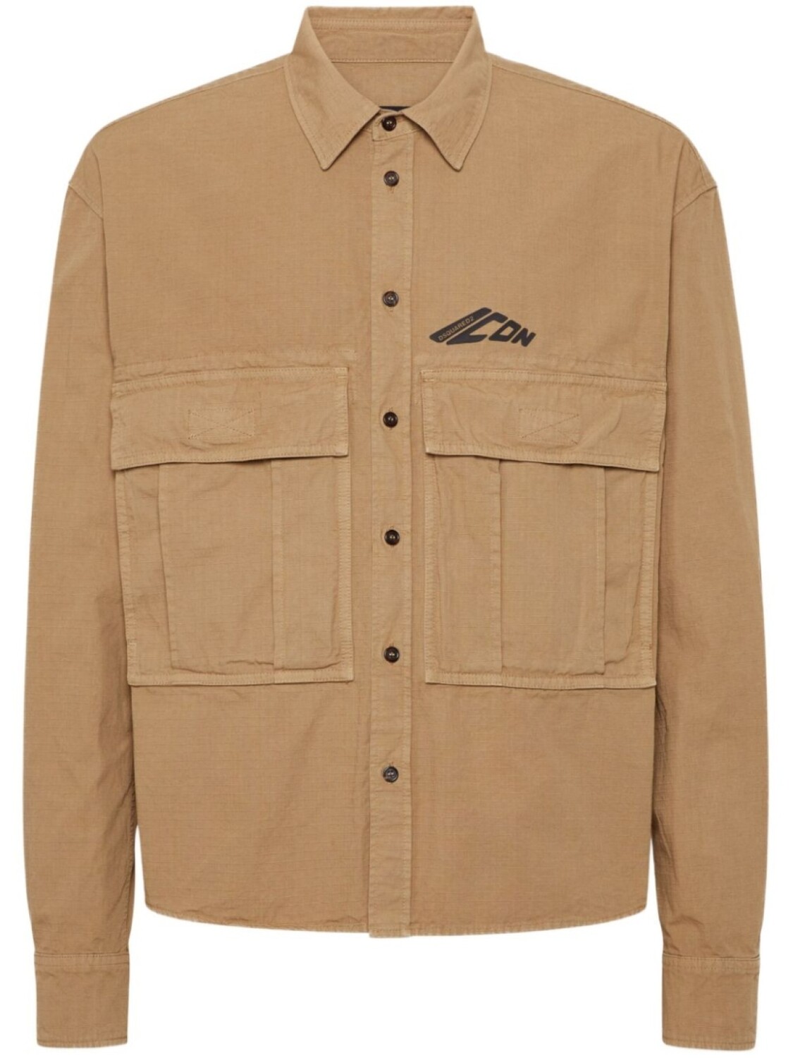 DSQUARED2 рубашка с логотипом Icon, нейтральный
DSQUARED2 рубашка с логотипом Icon, нейтральный