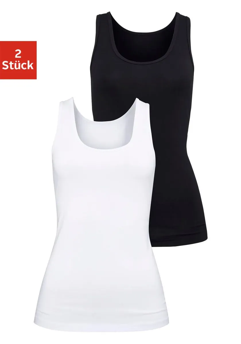 Майка H.I.S (2 шт.), из качественного эластичного хлопка, майка, майка, черно-белый
Майка H.I.S (2 шт.), из качественного эластичного хлопка, майка, майка, черно-белый