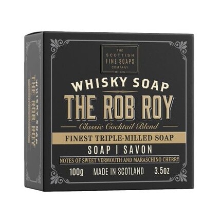 Scottish Fine Soaps Мыло с ароматом виски The Rob Roy 100 г
Scottish Fine Soaps Мыло с ароматом виски The Rob Roy 100 г