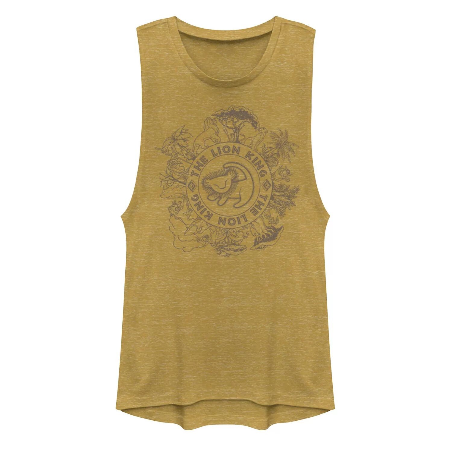 Футболка с мускулистым логотипом Disney The Lion King Circle Of Life для юниоров Licensed Character