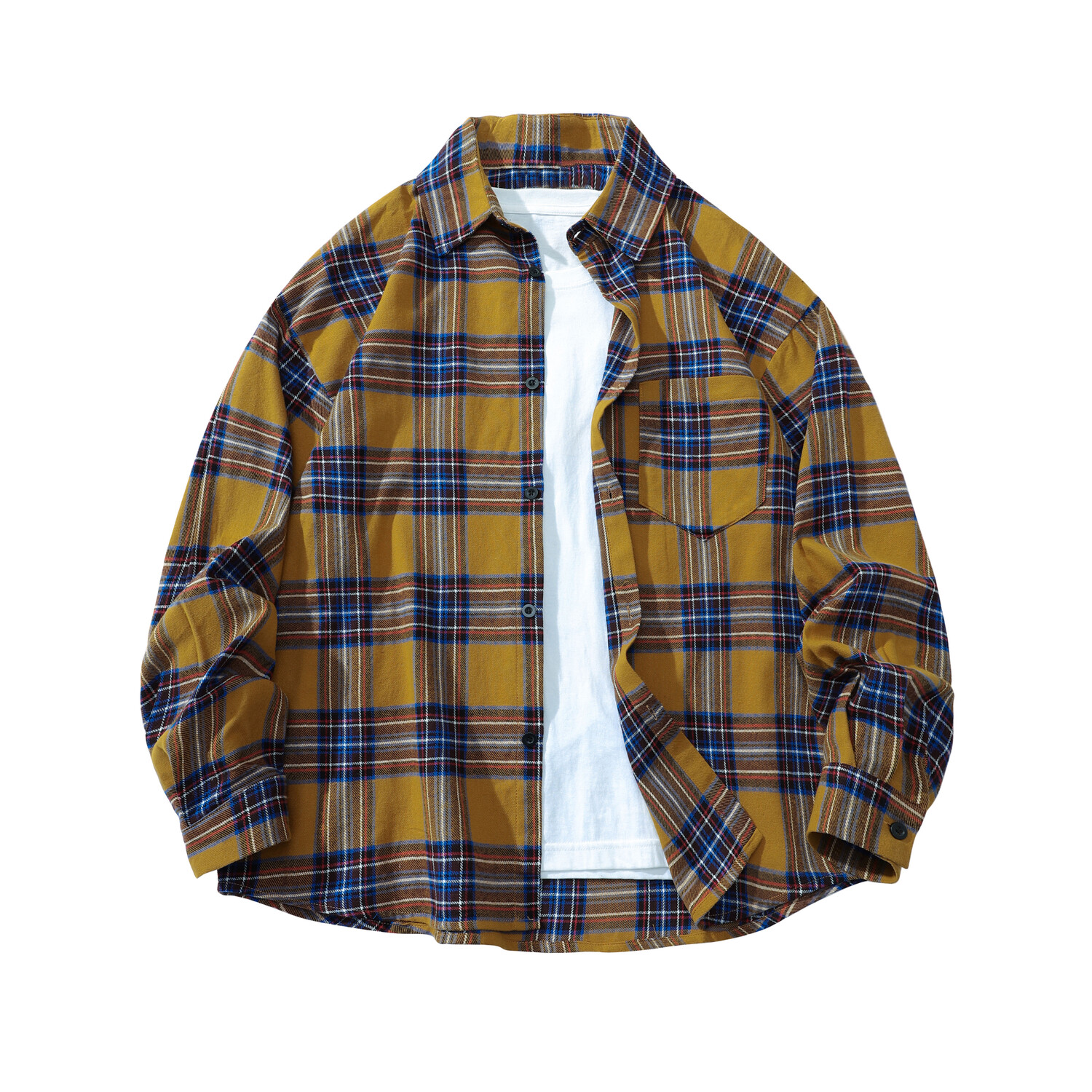 LIVINGTOWN Рубашка унисекс, Желтый 
LIVINGTOWN Рубашка унисекс, Желтый