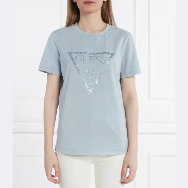 Футболка стандартного кроя Guess, синий 
Футболка стандартного кроя Guess, синий