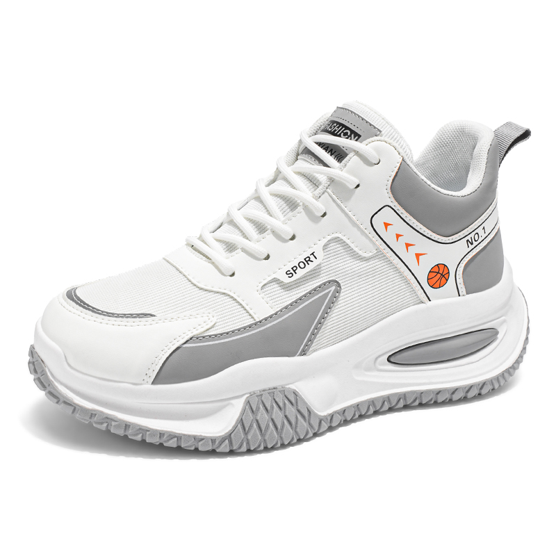 TONYBEAR Высокие противоскользящие амортизирующие износостойкие низкие скейтерские кроссовки мужские бело-серые, цвет White Gray
TONYBEAR Высокие противоскользящие амортизирующие износостойкие низкие скейтерские кроссовки мужские бело-серые, цвет White Gray