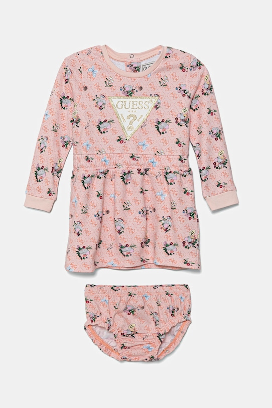 Детское хлопковое платье Guess, оранжевый
Детское хлопковое платье Guess, оранжевый