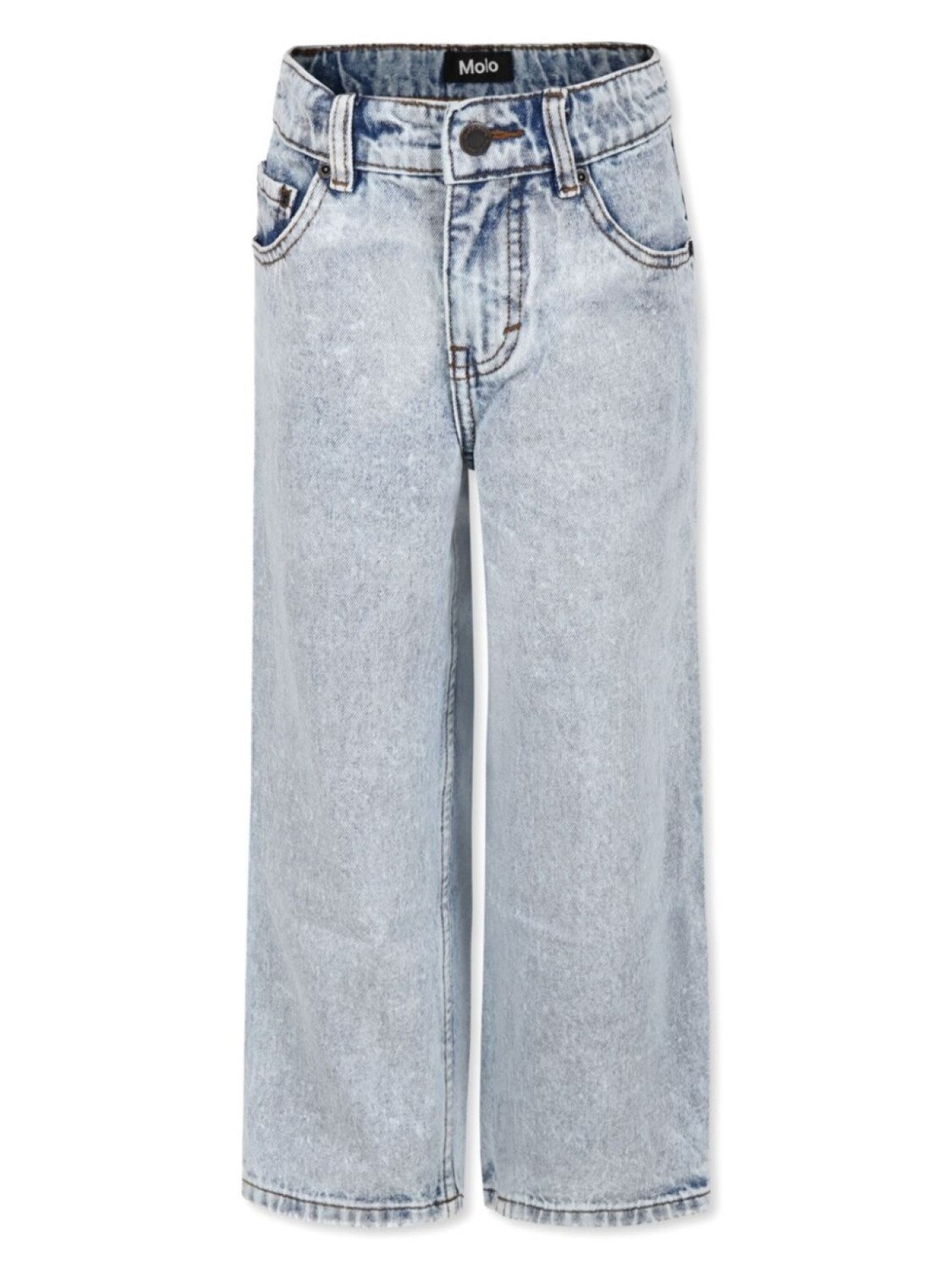 Molo джинсы с широкими штанинами, обработанные кислотой, синий
Molo джинсы с широкими штанинами, обработанные кислотой, синий