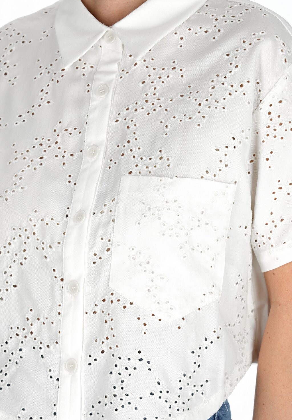 Блузка на пуговицах DreiMaster, белый
Блузка на пуговицах DreiMaster, белый