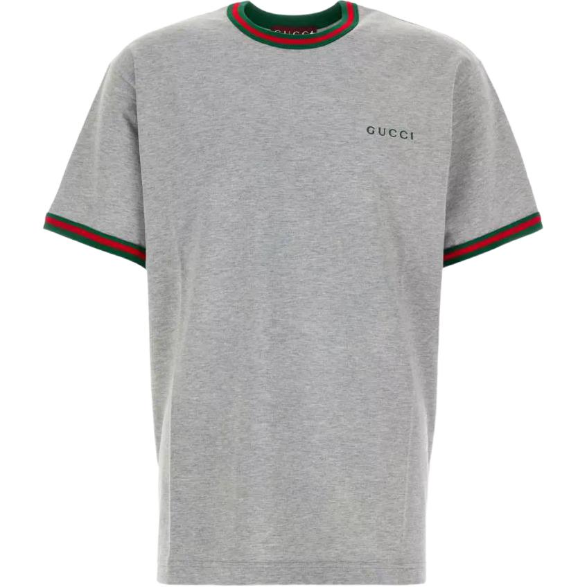 Футболка Cotton с ребристым кантом GUCCI, серый
Футболка Cotton с ребристым кантом GUCCI, серый