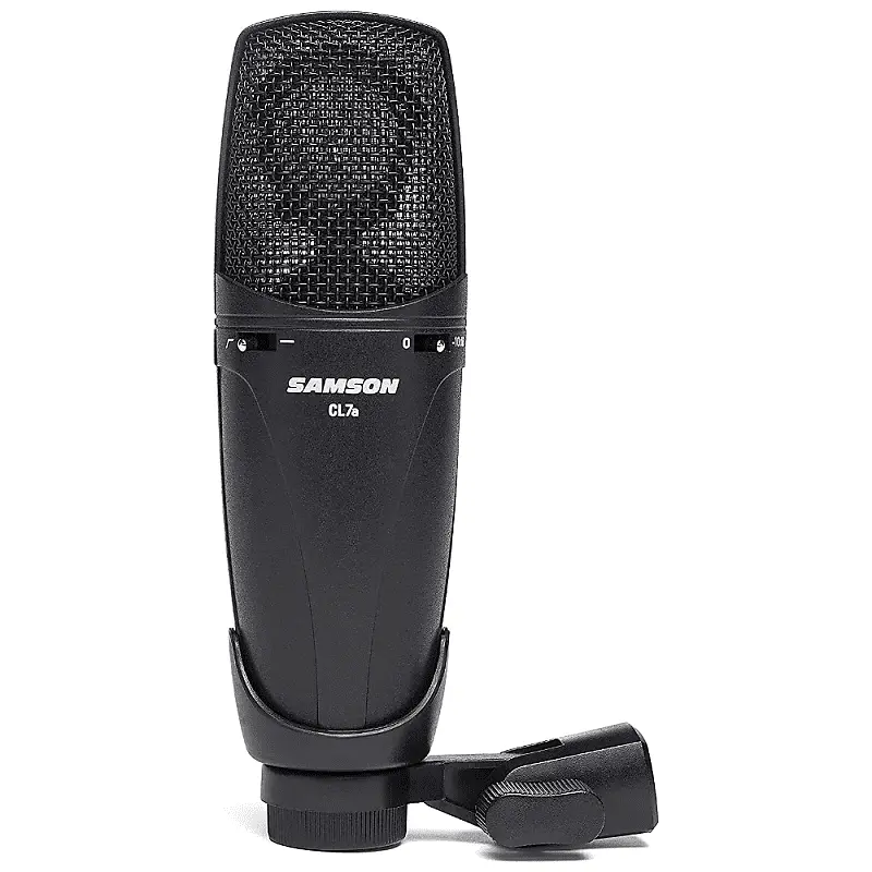 Конденсаторный микрофон Samson CL7a Large Diaphragm Cardioid Condenser Microphone
Конденсаторный микрофон Samson CL7a Large Diaphragm Cardioid Condenser Microphone