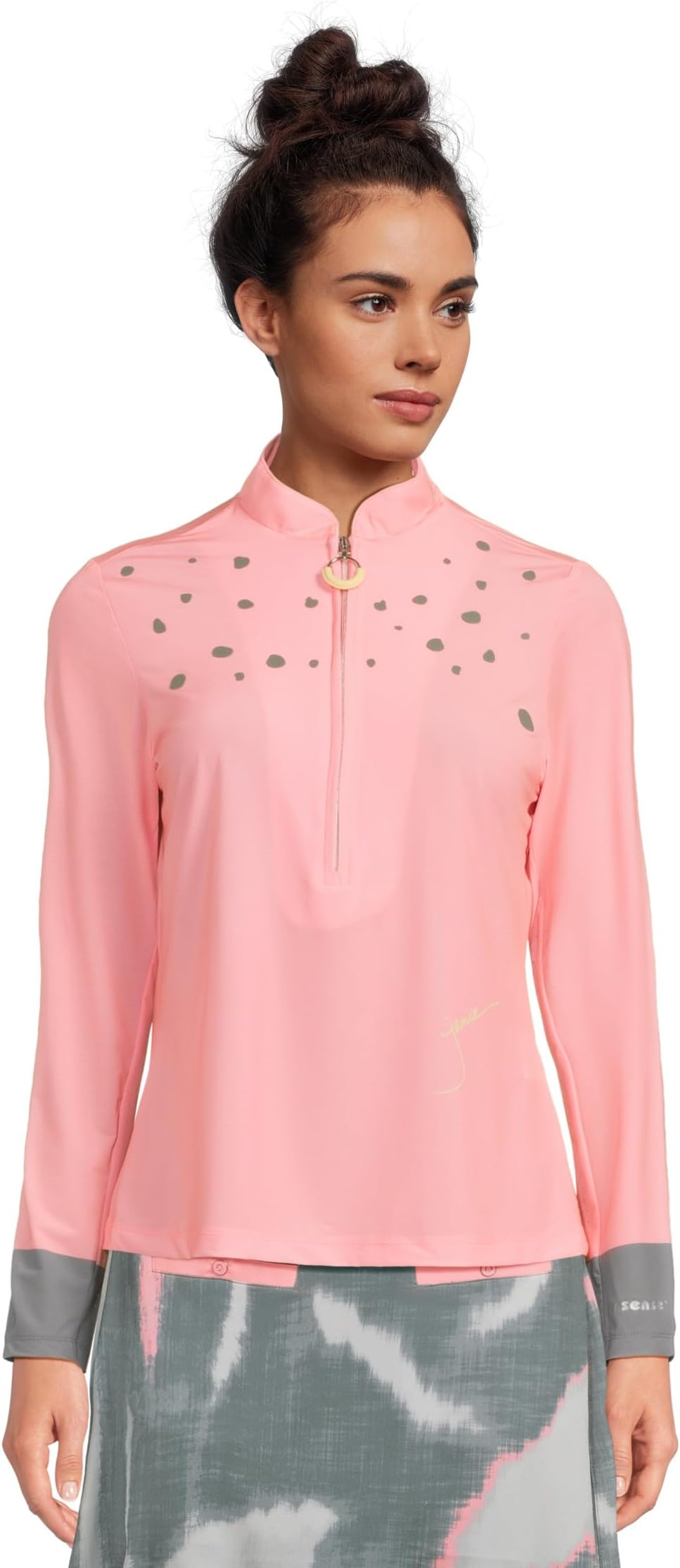 Женский топ Sunsense с длинными рукавами и принтом Капли дождя Jamie Sadock, Azalea Pink
Женский топ Sunsense с длинными рукавами и принтом Капли дождя Jamie Sadock, Azalea Pink