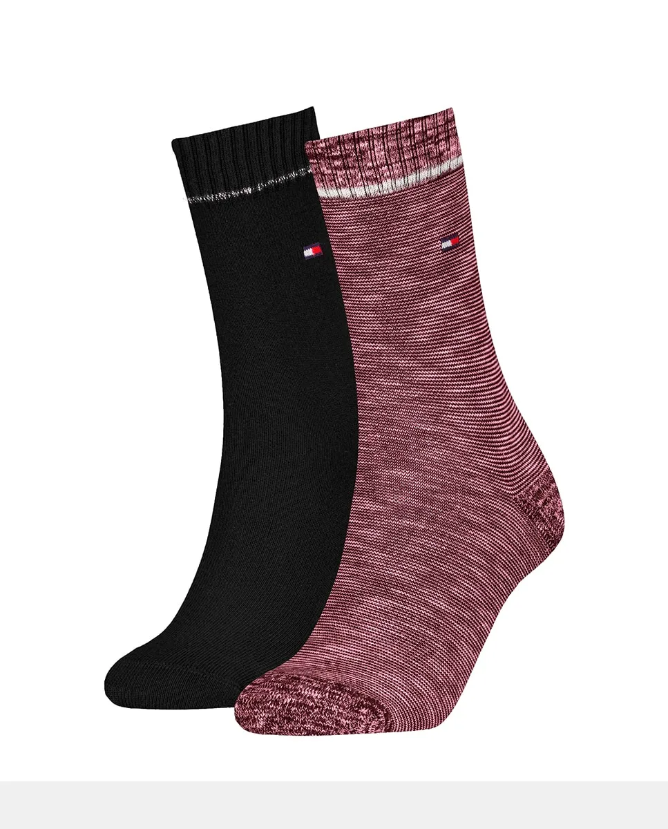 Женские классические носки (набор из 2 штук) Tommy Hilfiger, гранатовый
Женские классические носки (набор из 2 штук) Tommy Hilfiger, гранатовый