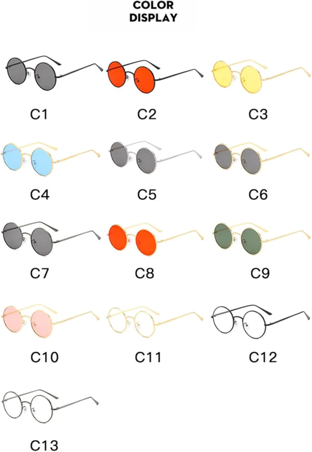 Модные роскошные круглые солнцезащитные очки для женщин и мужчин в винтажном стиле для активного отдыха с защитой от УФ-излучения UV400 TOIPASTN, Gun Gray
Модные роскошные круглые солнцезащитные очки для женщин и мужчин в винтажном стиле для активного отдыха с защитой от УФ-излучения UV400 TOIPASTN, Gun Gray