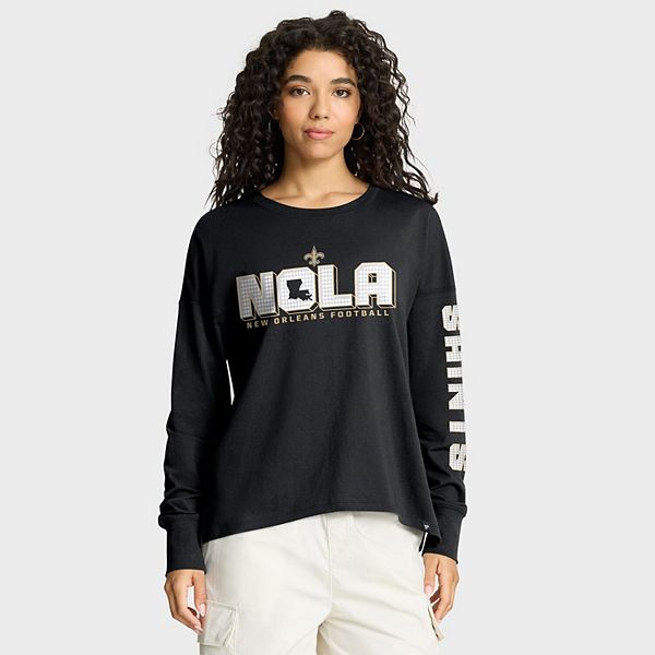 Женская черная футболка с длинным рукавом New Orleans Saints Hometown Legacy Fanatics, Черный, Женская черная футболка с длинным рукавом New Orleans Saints Hometown Legacy Fanatics
Женская черная футболка с длинным рукавом New Orleans Saints Hometown Legacy Fanatics, Черный, Женская черная футболка с длинным рукавом New Orleans Saints Hometown Legacy Fanatics
