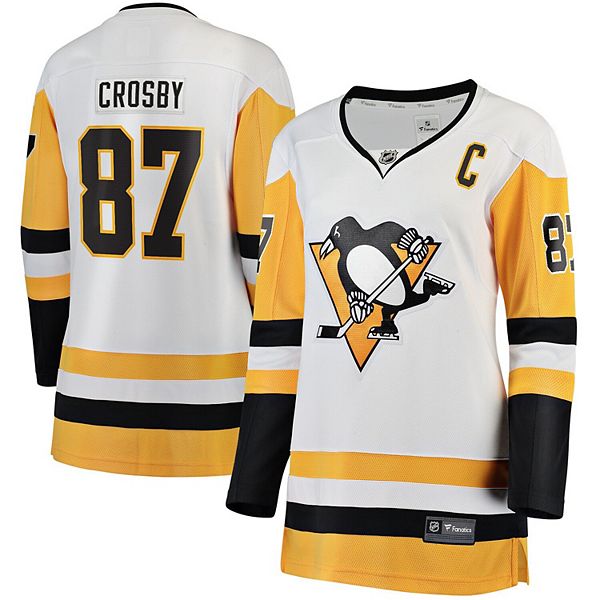 Женская хоккейная футболка Pittsburgh Penguins Sidney Crosby Premier Breakaway белая Fanatics
Женская хоккейная футболка Pittsburgh Penguins Sidney Crosby Premier Breakaway белая Fanatics