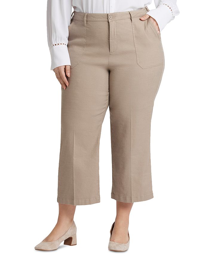 Широкие капри-карго NYDJ Plus, коричневый
Широкие капри-карго NYDJ Plus, коричневый