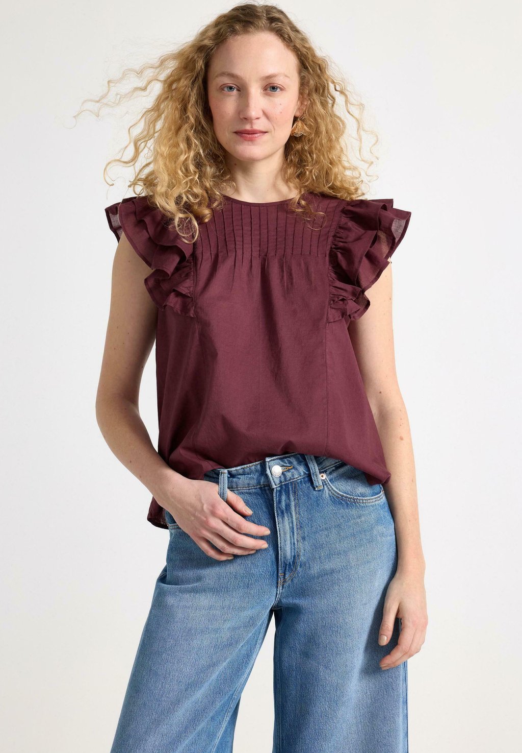 Блуза Lindex, темно-красный
Блуза Lindex, темно-красный