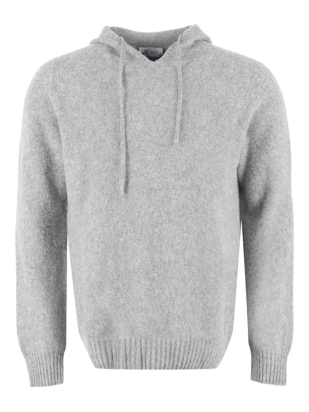 Кашемировое худи THE (Alphabet), серый 
Кашемировое худи THE (Alphabet), серый