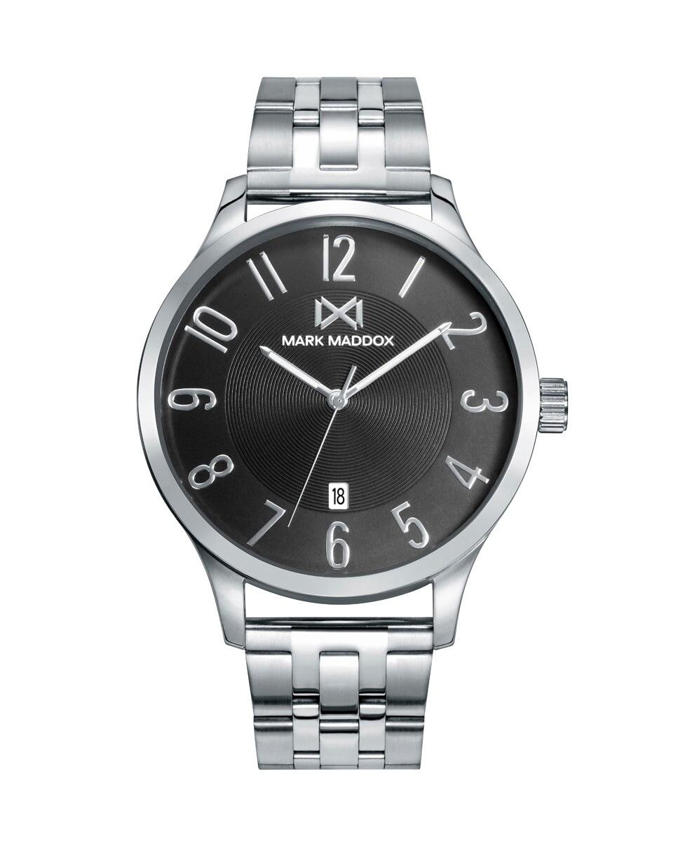 Мужские часы Canal с тремя стальными стрелками и браслетом Mark Maddox, серебро
Мужские часы Canal с тремя стальными стрелками и браслетом Mark Maddox, серебро