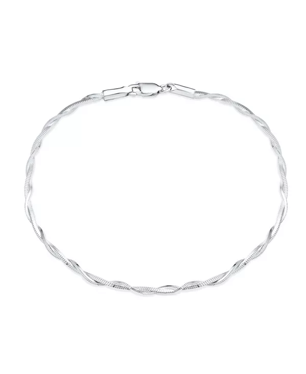 Простой браслет на лодыжку с переплетающейся двойной цепочкой, стерлинговое серебро, 9 дюймов Bling Jewelry, silver
Простой браслет на лодыжку с переплетающейся двойной цепочкой, стерлинговое серебро, 9 дюймов Bling Jewelry, silver