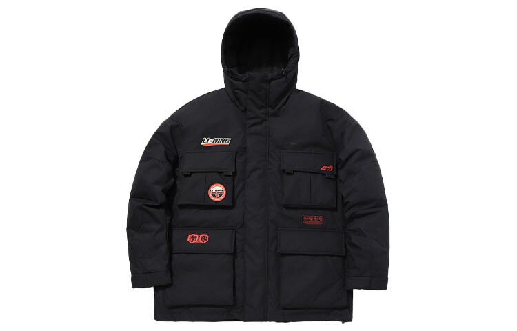 Пуховик мужской черный Lining, черный
Пуховик мужской черный Lining, черный