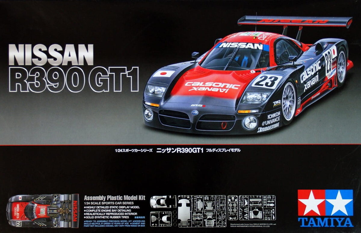 Тамия 24192 1:24 Nissan R390 GT1 Tamiya
Тамия 24192 1:24 Nissan R390 GT1 Tamiya
