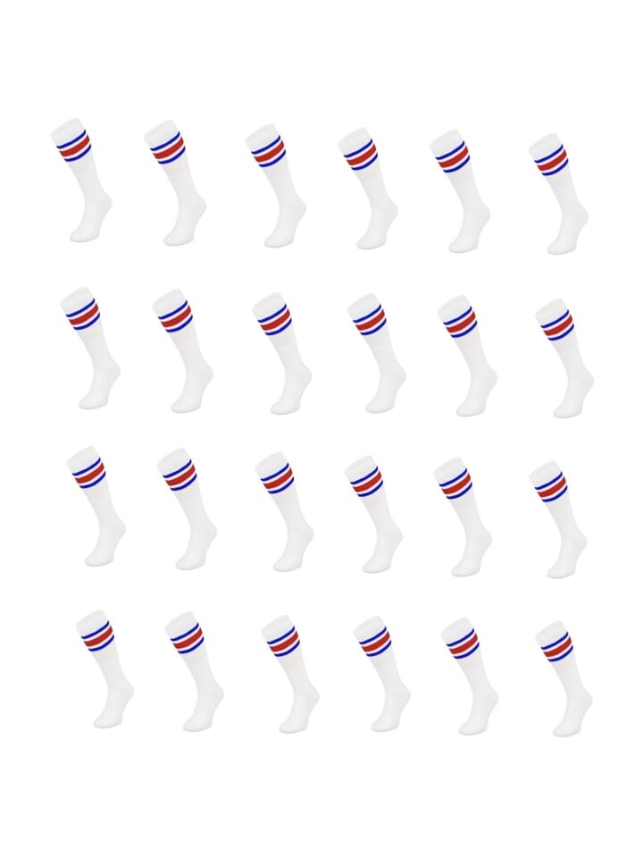 Носки COFI 1453 Basketsocken Blau-Rot gestreift OneSize Weiß, белый 
Носки COFI 1453 Basketsocken Blau-Rot gestreift OneSize Weiß, белый