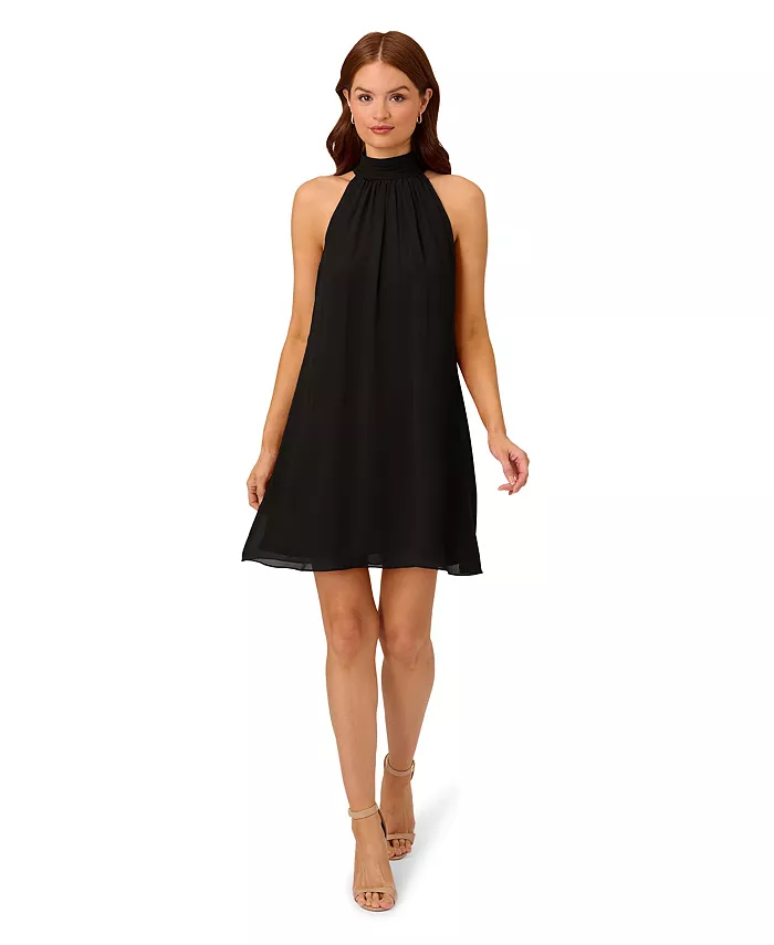 Женское платье-рубашка без рукавов с воротником-стойкой из шифона Adrianna Papell, черный
Женское платье-рубашка без рукавов с воротником-стойкой из шифона Adrianna Papell, черный