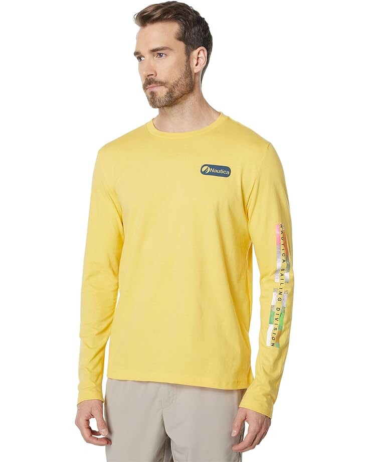Футболка Nautica Sustainably Crafted Graphic Long Sleeve T-Shirt, цвет Light Mimosa
Футболка Nautica Sustainably Crafted Graphic Long Sleeve T-Shirt, цвет Light Mimosa