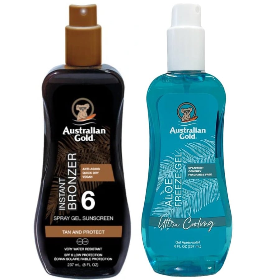 Australian Gold Spray бронзер SPF6 + Aloe Freeze
Australian Gold Spray бронзер SPF6 + Aloe Freeze