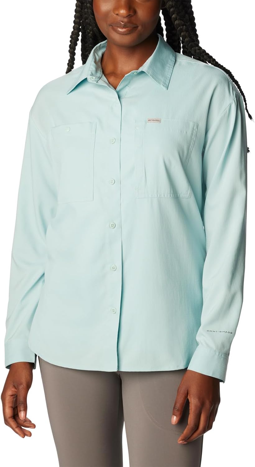 Футболка Columbia Womens Silver Ridge Utility Long Sleeve Shirt, Aqua Haze
Футболка Columbia Womens Silver Ridge Utility Long Sleeve Shirt, Aqua Haze