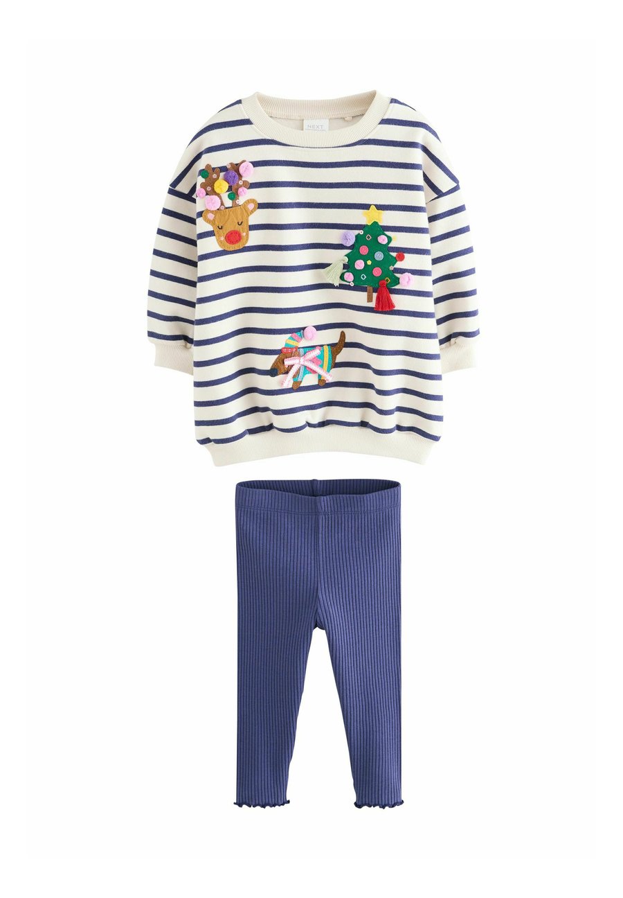 Толстовка Next SET, Cream/Navy Stripe Christmas/Beige
Толстовка Next SET, Cream/Navy Stripe Christmas/Beige