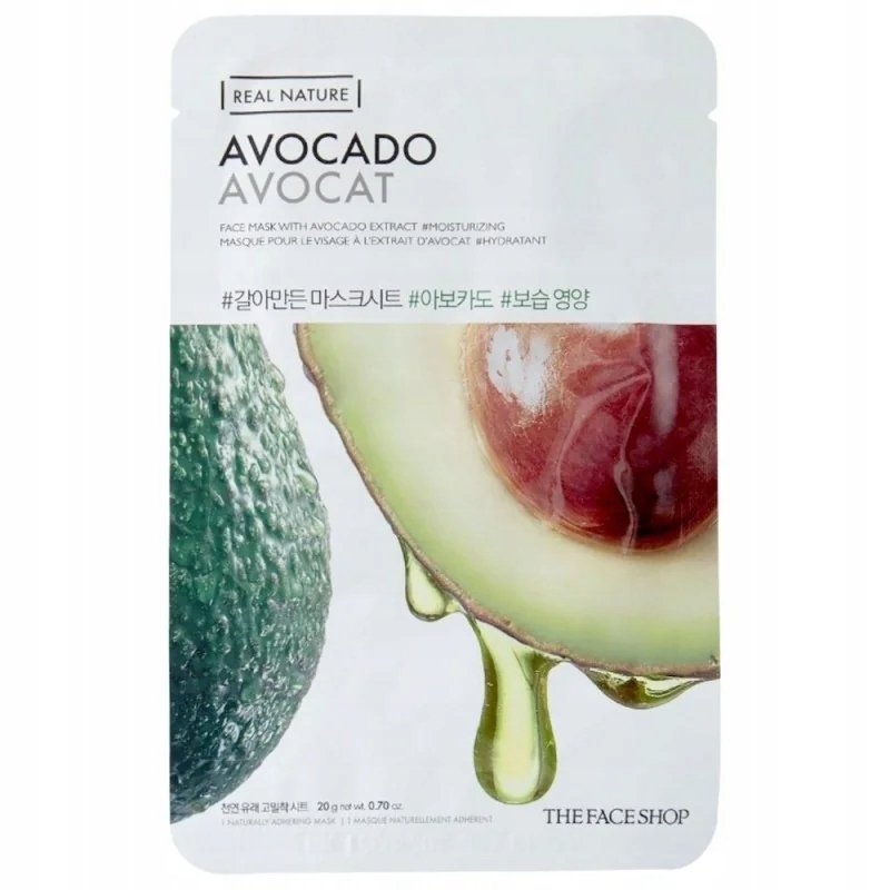 The Face Shop Avocado Mask Увлажняющая восстанавливающая маска 20 г Inna marka
The Face Shop Avocado Mask Увлажняющая восстанавливающая маска 20 г Inna marka
