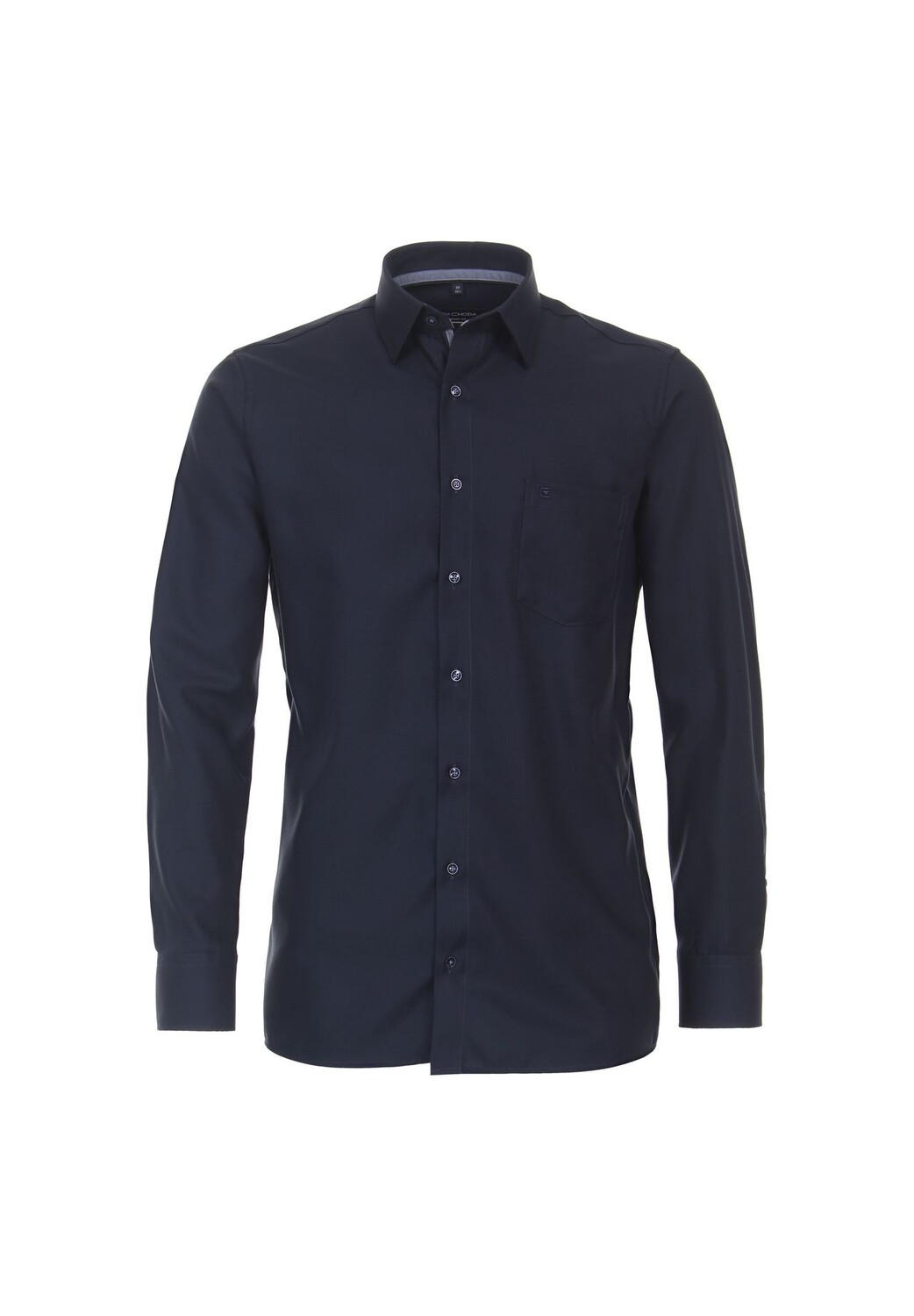 Мужская деловая рубашка, простого и комфортного кроя CASAMODA, темно-синий 
Мужская деловая рубашка, простого и комфортного кроя CASAMODA, темно-синий