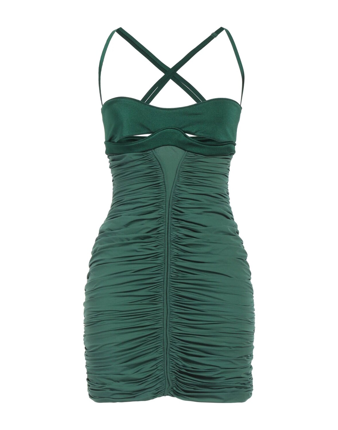 Платье Mugler, изумрудно-зеленый 
Платье Mugler, изумрудно-зеленый