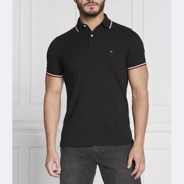Рубашка-Поло узкого кроя с воротником Tommy Hilfiger, черный
Рубашка-Поло узкого кроя с воротником Tommy Hilfiger, черный