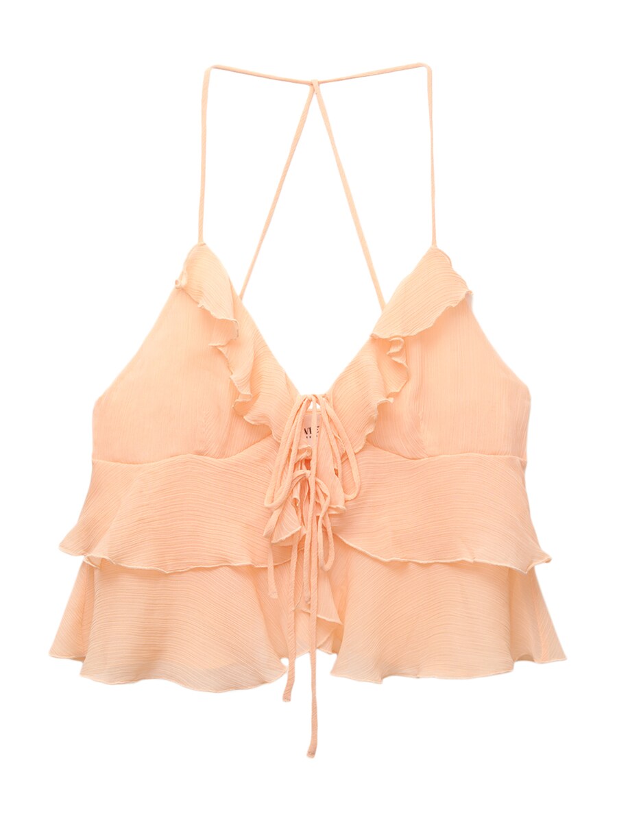Блуза Pull&Bear, персиковый
Блуза Pull&Bear, персиковый
