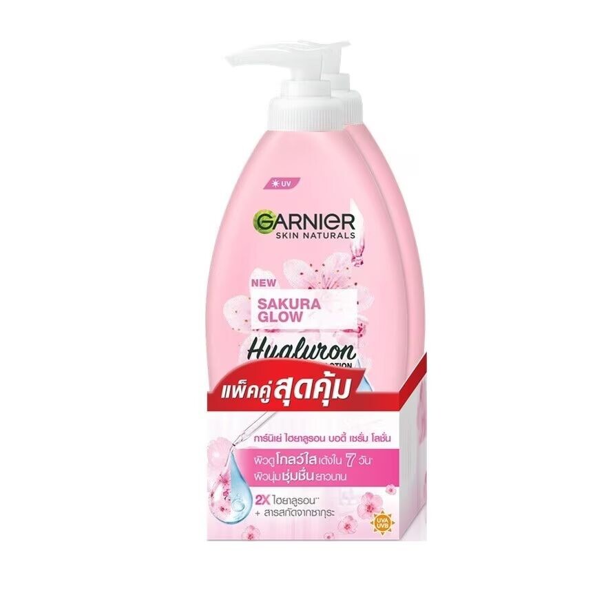 Garnier Body Sakura Glow Nourishing Radiance Serum Молочко UV 400 мл. Двойной пакет, Pink
Garnier Body Sakura Glow Nourishing Radiance Serum Молочко UV 400 мл. Двойной пакет, Pink