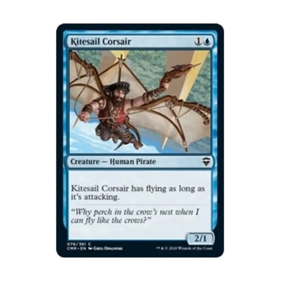 CCG Кайтсейл Корсар (C), MTG - Commander Legends
CCG Кайтсейл Корсар (C), MTG - Commander Legends