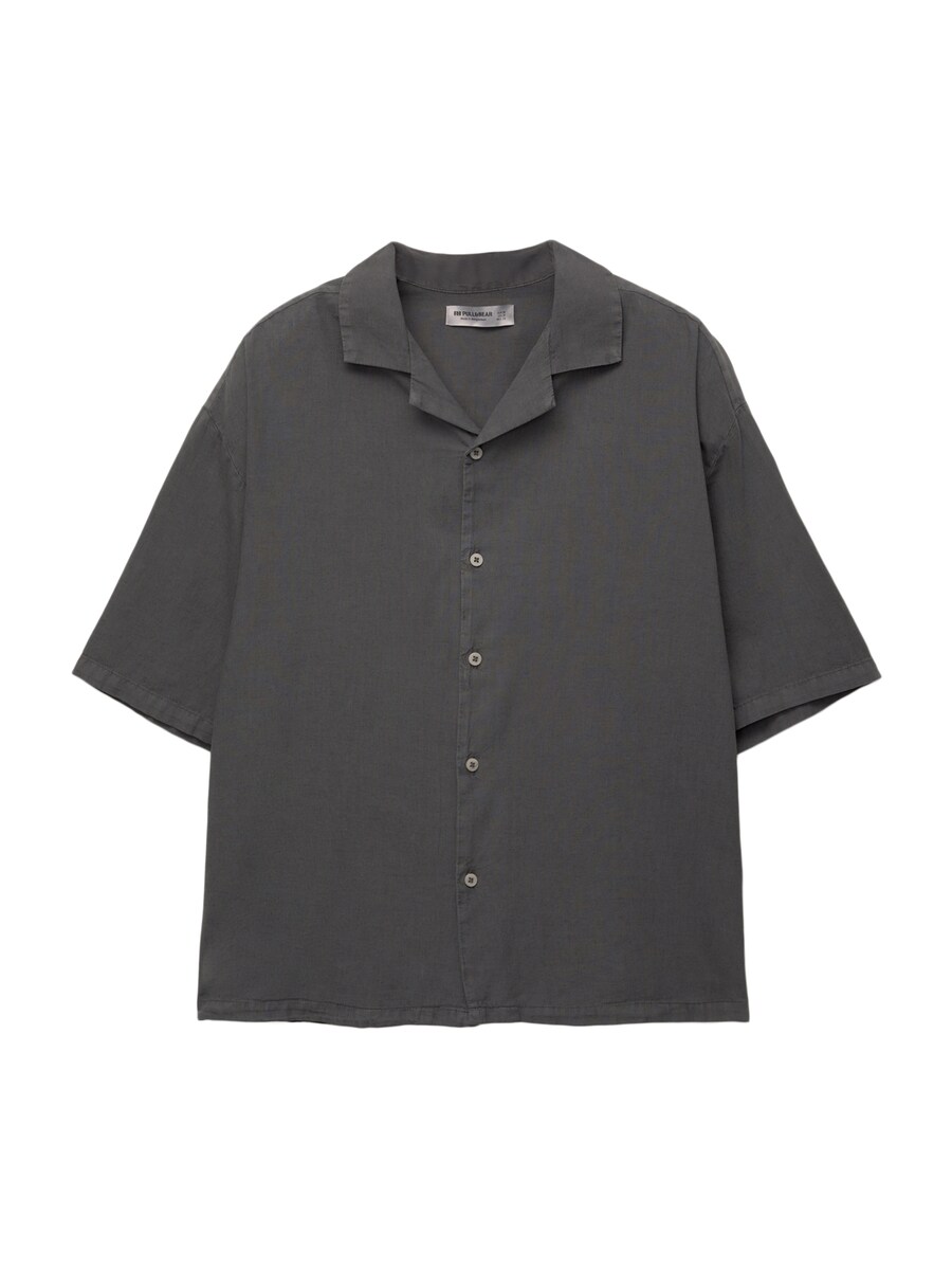 Рубашка на пуговицах Comfort fit Pull&Bear, темно-серый
Рубашка на пуговицах Comfort fit Pull&Bear, темно-серый