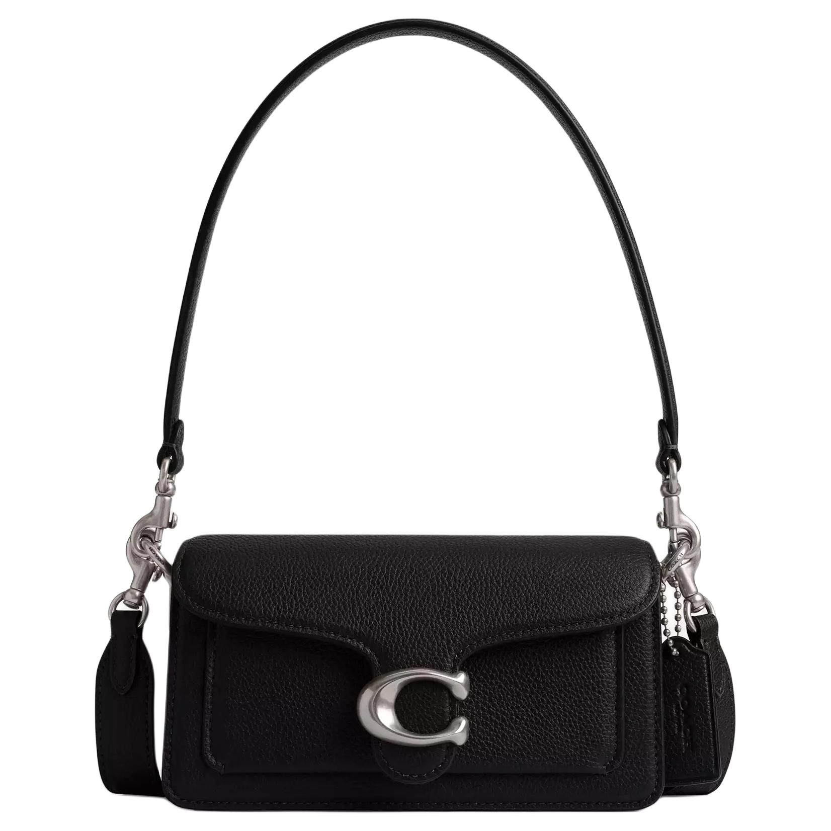 Сумка через плечо Tabby Polished Pebble Leather Portable Crossbody Bag, маленькая женская черная COACH
Сумка через плечо Tabby Polished Pebble Leather Portable Crossbody Bag, маленькая женская черная COACH