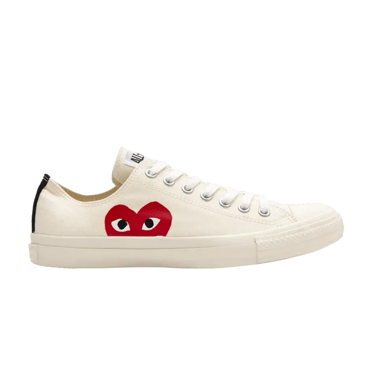 Кроссовки Converse Comme des Garçons PLAY x Chuck Taylor All Star Low 'White', белый
Кроссовки Converse Comme des Garçons PLAY x Chuck Taylor All Star Low 'White', белый