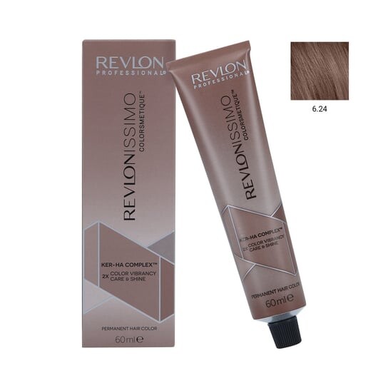 Профессиональная краска для волос 6.24, 60 мл REVLON REVLONISSIMO COLORSMETIQUE, Revlon Professional
Профессиональная краска для волос 6.24, 60 мл REVLON REVLONISSIMO COLORSMETIQUE, Revlon Professional