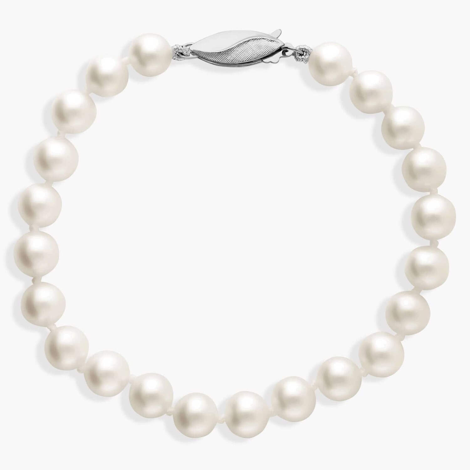 Классический браслет из искусственного жемчуга Акойя длиной 7 дюймов из 18-каратного белого золота (6,5-7,0 мм) Blue Nile
Классический браслет из искусственного жемчуга Акойя длиной 7 дюймов из 18-каратного белого золота (6,5-7,0 мм) Blue Nile