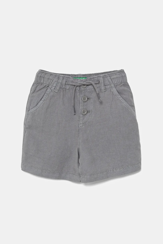 Детские шорты с добавлением льна United Colors Of Benetton, серый
Детские шорты с добавлением льна United Colors Of Benetton, серый