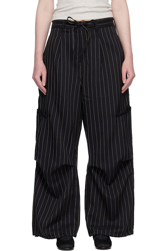 Брюки прямого кроя в полоску Y-3, черный
Брюки прямого кроя в полоску Y-3, черный