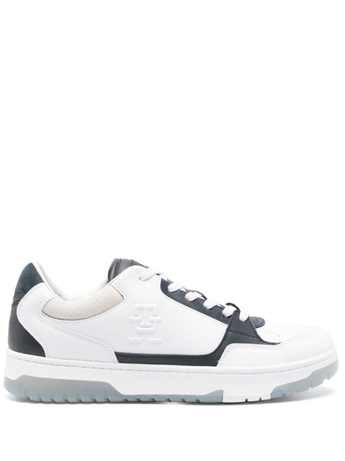 Кроссовки Tommy Hilfiger из кожи с тиснением TH, белый
Кроссовки Tommy Hilfiger из кожи с тиснением TH, белый