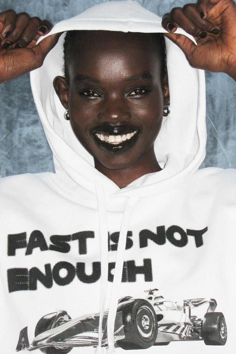 Толстовка оверсайз с принтом H&M, белый
Толстовка оверсайз с принтом H&M, белый